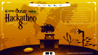 affiche de l'Ocean Hackathon 2023