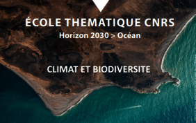 affiche de l'école thématique CNRS Horizon 2030 - Océan