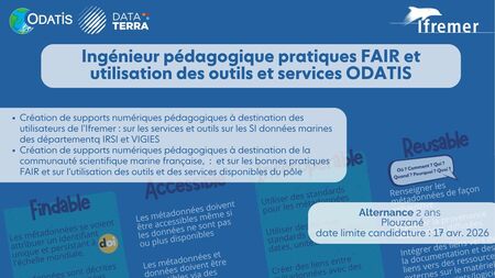 Offre Alternance - Ing&eacute;nieur p&eacute;dagogique ODATIS