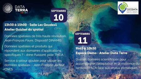 Participation Data Terra aux GeodataDays 2025 à Marseille