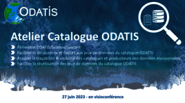 atelier de travail Catalogue ODATIS, juin 2023
