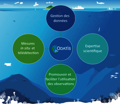 Objectifs du pôle océan ODATIS, données et services pour l'océan