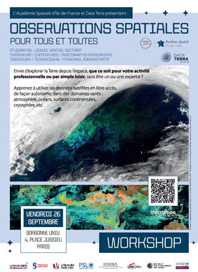 Atelier co-organisé par Académie du Spatial et Data Terra "Observation spatiale pour toutes et tous"