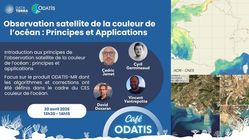 Webinaire Caf&eacute; ODATIS couleur de l'eau