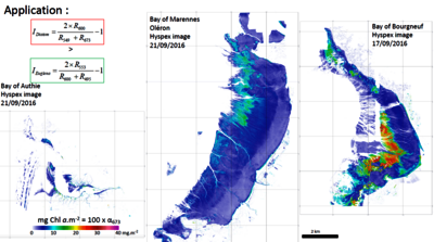 présentation de Vona Meleder lors du GT Hyperspectral du pôle ODATIS:  Cartographie de la biomasse micro-algale des vasières littorales