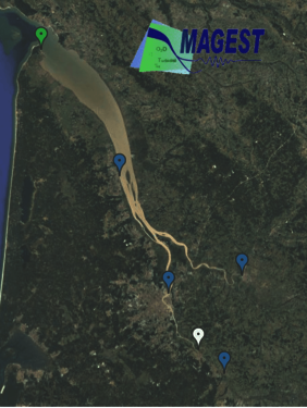 Le réseau d'observation MAGEST mesure la qualité physico-chimique des eaux de l'estuaire de la Gironde.