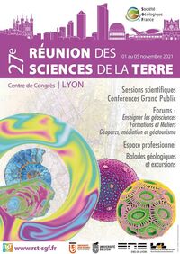 affiche pour la 27e édition de la Réunion des Sciences de la Terre