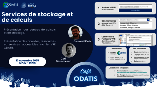 Webinaire - novembre 2025 HPC VRE services de calculs et stockage du pôle ODATIS