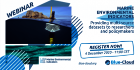 webinaire Blue-Cloud : démonstrateur sur les indicateurs environnementaux marins 