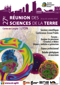 affiche pour la 27ème réunion des sciences de la Terre 2020