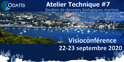 Atelier technique ODATIS sur la gestion des données de biologie marine