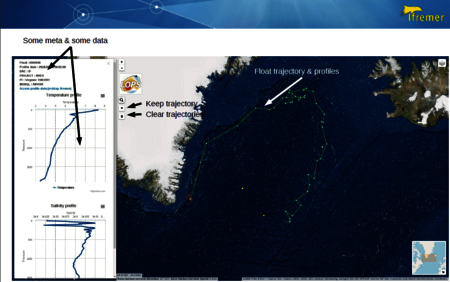 Display Interface for Velocity And Argo data, DIVAA, visualisation de données ARGO