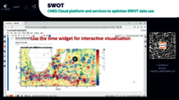Présentation Offre de services SWOT par Cyril Germineaud sur le stand Data Terra à LPS25