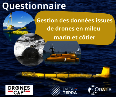 enquête Gestion données drones marin et côtier