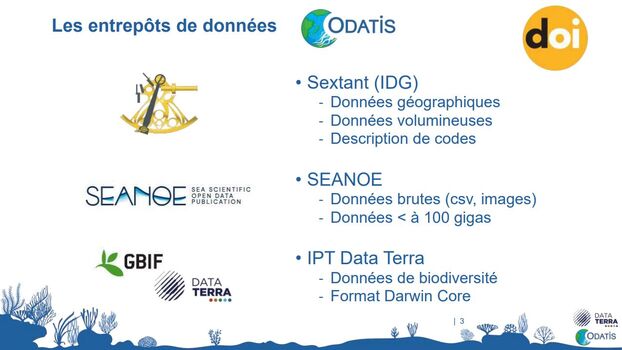 O&ugrave; d&eacute;poser ses don&eacute;es marines dans le p&ocirc;le ODATIS