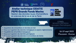 PEPR Grands Fonds Marins : Gestion des données issues d’échantillons en sciences de la vie et de la Terre