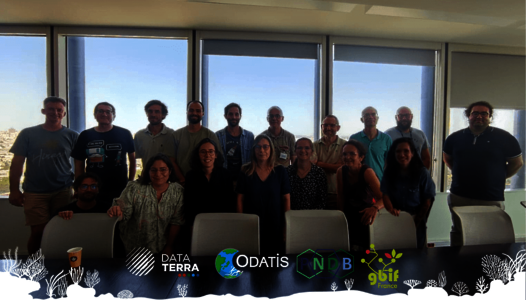 Photo des participants à l'atelier technique IPT organisé par les pôles ODATIS et PNDB avec la collaboration du GBIF