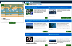 Screenshot of the ODATIS Ocean Cluster catalogue