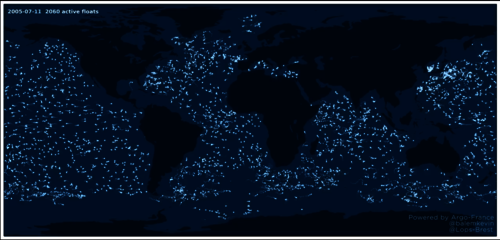 Réseau des flotteurs Argo