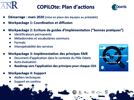 présentation du projet Copilote pour la certification des données marines du pôle Océan ODATIS