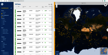 tableau de bord Argo de la nouvelle interface Argo Fleet Monitoring