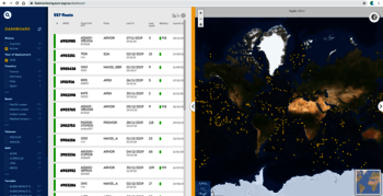 tableau de bord Argo de la nouvelle interface Argo Fleet Monitoring