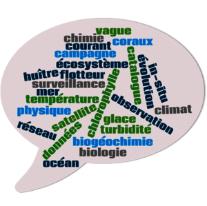 ODATIS, Glossary word cloud