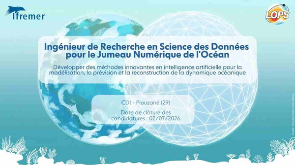 Ing&eacute;nieur Science des Donn&eacute;es pour le Jumeau Num&eacute;rique de l'Oc&eacute;an