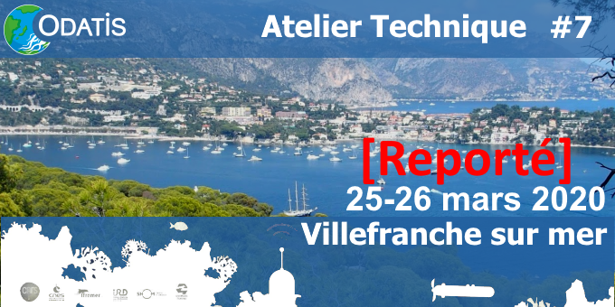 Atelier technique ODATIS à Villefranche sur Mer sur le thème de la Gestion de données biologiques marines 