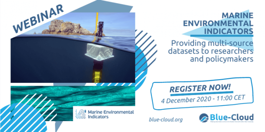 [Translate to English:] webinaire Blue-Cloud : démonstrateur sur les indicateurs environnementaux marins 