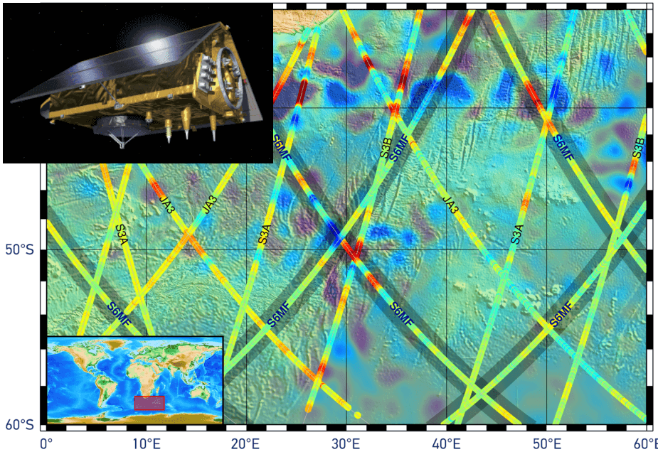 [Translate to English:] Sentinel-6 premières mesures altimétriques en 2020