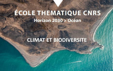 affiche de l'école thématique CNRS Horizon 2030 - Océan