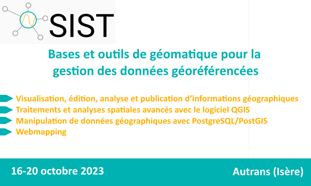 ANF SIST Bases et outils géomatiques