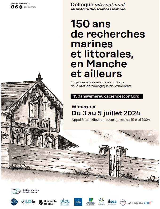 colloque Wimereux 	 150 ans de recherches marines et littorales, en Manche et ailleurs